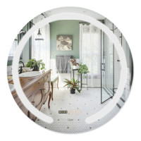 Дзеркало Qtap Mideya з антизапотіванням (DC-F802) 600х600 QT2078F802W, фото