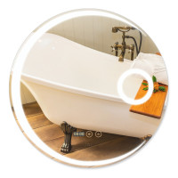 Дзеркало Qtap Mideya з антизапотіванням (DC-F804) 600х600 QT2078F804W, фото