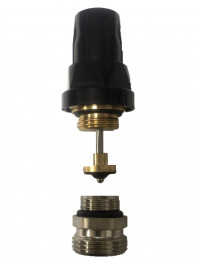 Кран термостатический SD Forte 1/2"х3/4" для коллектора SF012, фото