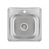 Кухонна мийка Lidz 4848 0,6 мм Micro Decor (LIDZ4848MDDEC06), фото