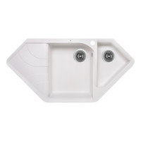 Кухонна мийка Lidz 1000x500/225 WHI-01 (LIDZWHI011000500225), фото