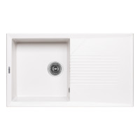 Кухонна мийка Lidz 860х500/240 WHI-01 (LIDZWHI01860500240), фото