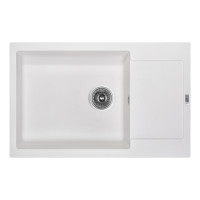 Кухонна мийка Lidz 781x510/200 WHI-01 (LIDZWHI01781510200), фото