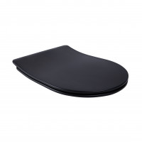 Сидіння для унітаза Qtap (Robin, Scorpio) з мікроліфтом Slim QT99U184UF450MB, фото