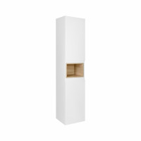 Пенал підвісний Qtap Robin 350х1650х316 White/Whitish oak QT1376PN1651LWWO, фото