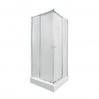 Набір Qtap душова кабіна Presto CRM1088SP5 Pear 1970x800x800 мм + піддон Tern 308812C 80x80x12 см з сифоном, фото