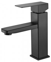 Змішувач для раковини Kubis 001F (k35) Black Lidz, фото