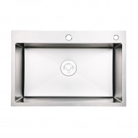 Кухонна мийка Lidz H6050G 3.0/0.8 мм Brush Grey (LDH6050GPVD3008), фото