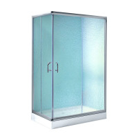 Душова кабіна Lidz Wawel SC100x80.SAT.LOW.FR, скло Frost 5 мм + Lidz Душовий піддон KAPIELKA ST100x80х14, фото