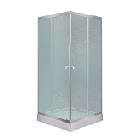 Lidz Душевая кабина Wawel SC80x80.SAT.LOW.FR, стекло Frost 4 мм + Lidz Душевой поддон KAPIELKA ST80x80х14, фото