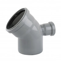 Відвід (коліно) Н 110*45+50*90 /270 горизонтальне TA Sewage, фото