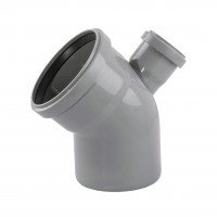 Відвід (коліно) V 110*45+50/90/135 вертикальне TA Sewage, фото