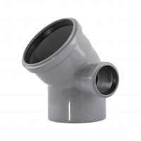 Відвід (коліно) 2P (R) 110/110/45+50/90 праве TA Sewage, фото