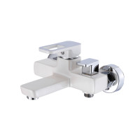 Змішувач для ванни Lidz Wawel 006 (з душовим гарнітуром) (k35) LDWAW006WHI45398 White, фото