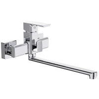 Змішувач для ванни Lidz Dozorca 005 з поворотним виливом (з душовим гарнітуром) (k35) LDDOZ005CRM45405 Chrome, фото