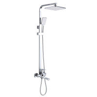Душoва система універсальна Lidz Dozorca 1030 на три споживача (з виливом) (k35) LDDOZ1030CRM45407 Chrome, фото