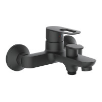 Змішувач для ванни Lidz Latwa 006 (з душовим гарнітуром) (k35) LDLAT006BLA45419 Black, фото