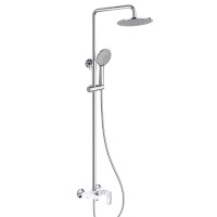 Душова система універсальна Lidz Latwa 1030 на три споживача (з виливом) (k35) LDLAT1030WHI45427 White, фото