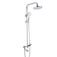 Душова система універсальна Qtap Jay на три споживача (з виливом) QTJAY111CRM45543 Chrome, фото