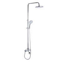 Душова система для душу Qtap Jay на два споживача QTJAY110CRM45544 Chrome, фото