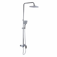 Душова система універсальна Qtap Aries на три споживача (з виливом) QTARI111CRM45560 Chrome, фото