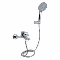 Змішувач для ванни Qtap Leo New (з душовим гарнітуром) QTLEO259CRM45563 Chrome, фото