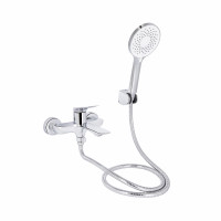 Змішувач для ванни Qtap Vlasta New (з душовим гарнітуром) QTVLA259CRM45642 Chrome, фото