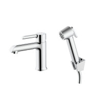 Змішувач для раковини Qtap Grand (з гігієнічним душем) QTGRA272CRM45670 Chrome, фото