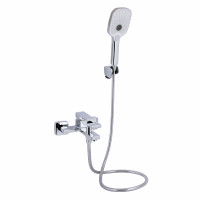 Змішувач для ванни Qtap Gemini (з душовим гарнітуром) QTGEM259CRM45681 Chrome, фото