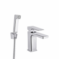 Змішувач для раковини Qtap Gemini (з гігієнічним душем) QTGEM272CRM45689 Chrome, фото