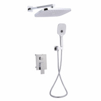 Душова система для душу Qtap Gemini прихованого монтажу на два споживача QTGEM113CRM45696 CRM, фото