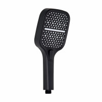 Лійка для ручного душу Qtap Rucni 260x120 мм округла QTRUC125BLM45782 Black Matt, фото