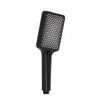 Лійка для ручного душу Qtap Rucni 140x95 мм прямокутна QTRUC125BLM45959 Black Matt, фото