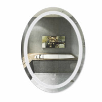 Дзеркало Lidz Vida 700х500 з LED-підсвічуванням Touch, з антизапотіванням, з димером, рег. яскравості LD78LF5070, фото