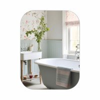 Дзеркало Lidz Nicole 450х600 настінне прямокутне зі завкругленими кутами LD78NI4560, фото