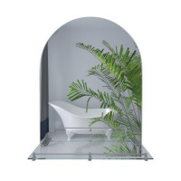 Дзеркало Lidz Tani 140.07.03 500х690х110 настінне з поличкою прямокутне з дугоподібним верхом LD78TA5069, фото