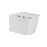 Унітаз підлоговий Qtap Tern безбачковий Ultra Quiet безобідковий безобідковий з сидінням Soft-close WHITE QT17223303AW, фото