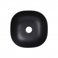 Раковина-чаша Qtap Kolibri 410x410x150 Matt black QT10112144MBMBN, фото