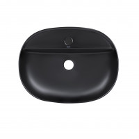 Раковина-чаша Qtap Scorpio 505х385х120 Matt black QT142202MBMBN, фото