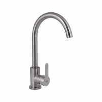 Змішувач для кухні U-образний Brinex Pure 015F U-образний  Nickel BRIPUR015FNKL, фото