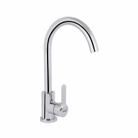 Змішувач для кухні U-образний Brinex Pure 015F U-образний  Chrome BRIPUR015FCRM, фото