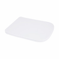 Сидіння для унітаза підлогового (Stenava) 435×345×30 мм, White, з мікроліфтом, Slim Duroplast, Quick Release QT99SC8303W Qtap, фото