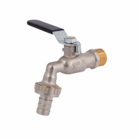 Кран кульовий для поливу Icma 599 1/2"З (з антизамерзанням) сталевий важіль, фото