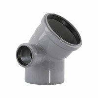 Відвід (коліно) 2P (R) 110/110/45+50/90 ліве TA Sewage, фото