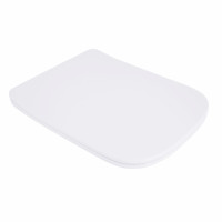 Сидіння для унітаза (Tern New) 435x344x50 мм, White, з мікроліфтом, Slim Duroplast, Quick Release QT99SC5503W Qtap, фото