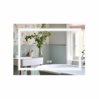 Дзеркало Lidz Kubis 800х600 з LED-підсвічуванням Touch, з антизапотіванням, з димером, рег. яскравості LD78LF9047400, фото