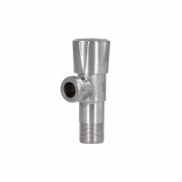 Кран кутовий Thermo Alliance Standart 1/2"ЗЗ нерж., з керам. буксою TAS347W1515SS, фото