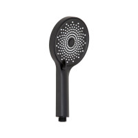 Лійка для ручного душу Lidz Niagara 32 120 мм округла LDNIA32BLM47555 Matt Black, фото