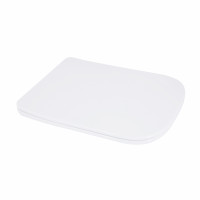 Сидіння для унітаза підлогового (Aries) 445×360×30 мм, White, з мікроліфтом? Slim Duroplast, Quick Release QT03228302W3 Qtap, фото