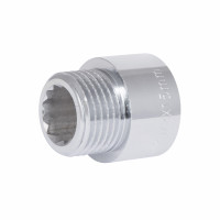 Подовжувач хромований Thermo Alliance Forte 1/2"ВЗ, L=15 мм TAF1301515, фото